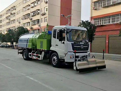 「程力专用汽车」国六东风天锦高压清洗车配置参数