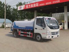 「程力洒水车」福田5方洒水车(CLW5081GSSB5)配置参数